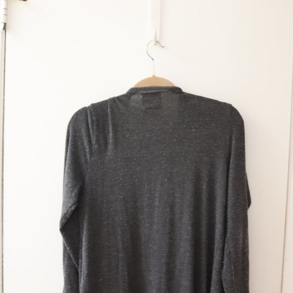 Chaser Gray Wrap Jacket Coat Cardigan  size M - Picture 8 of 9